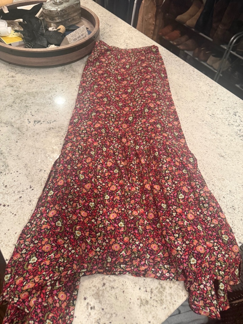 Ba&sh floral skirt